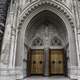 Cathedral Door Archway at Duke Chapel, Durham, North Carolina