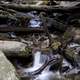 Flowing Water with mini-falls at Mingus Falls, North Carolina