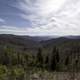 Landscape of the Mountains under the sky in Great Smoky Mountains National Park, North Carolina