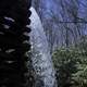 Waterfall generating by a Mingus Mill at Great Smoky Mountains National Park, North Carolina