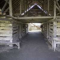 Wooden Cabin interior in Great Smoky Mountains National Park, North Carolina