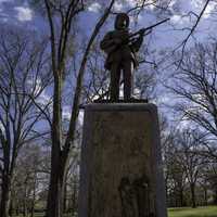 Statue on the Quad at UNC Chapel Hill, North Carolina