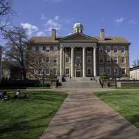 View of the main quad area at UNC Chapel Hill, North Carolina