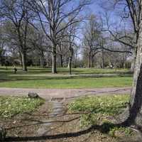 View of the main quad area at UNC Chapel Hill, North Carolina