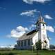 Old Abandoned Church under the sky