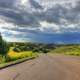 Dark Skies over the road at Theodore Roosevelt National Park, North Dakota