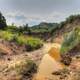 Dried creek at Theodore Roosevelt National Park, North Dakota