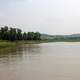 Fording the little Missouri at Theodore Roosevelt National Park, North Dakota