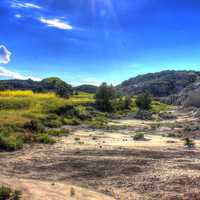 Landscape in the park at Theodore Roosevelt National Park, North Dakota