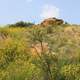 Rock on a hill at Theodore Roosevelt National Park, North Dakota