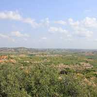 Skies over the badlands at Theodore Roosevelt National Park, North Dakota