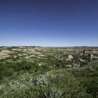 Painted Canyon Landscape at Theodore Roosevelt National Park, North Dakota