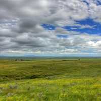 Overview from the trail at White Butte, North Dakota