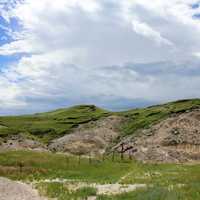 Trail to the top at White Butte, North Dakota