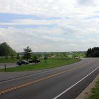 Road into the Park at Alum Creek State Park State Park, Ohio