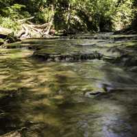 Scenic Cayuhoga River landscape at Cayuhoga Valley National Park, Ohio