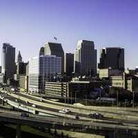 Cincinnati from the Lytle Apartments in Ohio