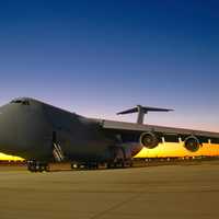 C-5 Galaxy at Wright-Patterson AFB, Dayton, Ohio