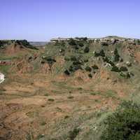 Mesas landscape in Oklahoma