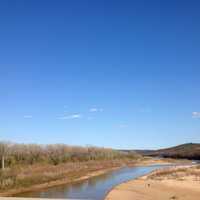 River and Landscape in Oklahoma