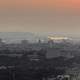 Panoramic view of Tulsa Downtown from above the University of Tulsa in Oklahoma