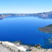 Grand overlook of Crater lake National Park, Oregon