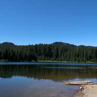 Landscape by Hemlock lake, Oregon