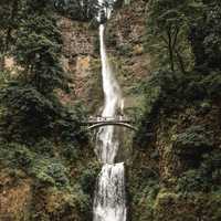Multnomah Falls scenery in Oregon