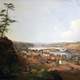 Painting of Oregon City around 1850s 