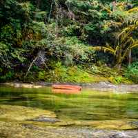 Panoramic of Lower Pool in the Three Pools Recreation Area