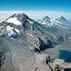 Three Sister Mountains landscape in Oregon