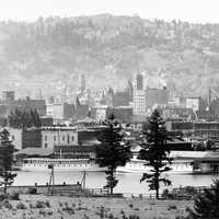 Portland Waterfront in 1898, Oregon