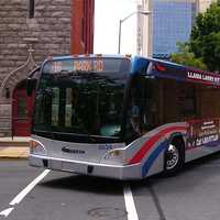 BARTA bus in downtown Reading, Pennsylvania