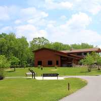 Visitor center of elk country at Pennsylvania