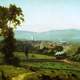 Scranton landscape in 1855 in Pennsylvania