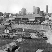 The Allentown Rolling Mill Company, photographed in 1889 in Pennsylvania