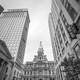 Monochrome photo of City Hall in Philadelphia, Pennsylvania