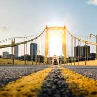 10th street bridge in Pittsburgh, Pennsylvania