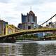 Bridge over the River in Pittsburgh, Pennsylvania