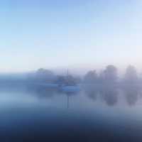 Foggy Landscapes in Pittsburgh, Pennsylvania