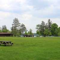 Picnic Area at Promised Land State Park, Pennsylvania