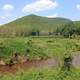 Landscape, hills, and stream at Sinnemahoning State Park, Pennsylvania