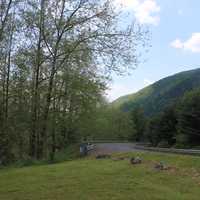 Main road in Sinnemahoning State Park