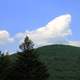 Cloud over hill at Sinnemahoning State Park, Pennsylvania