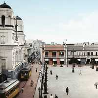 La Plaza, San Juan, Puerto Rico in 1900