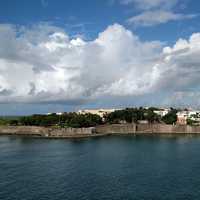 Shoreline of old San Juan, Puerto Rico