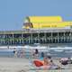 Apache Pier beach at Myrtle Beach, South Carolina