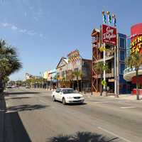 Driving down Myrtle Beach, South Carolina