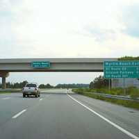 Highway near Myrtle Beach, South Carolina