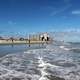 Seaside view with Myrtle Beach in the background in South Carolina